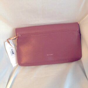 Matt and Nat Vegan Leather Pink Clutch Purse
